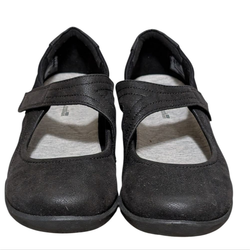 Clarks Cloudsteppers Sillian Bella Mary Jane In Black Synthetic Nubuck Size 10m